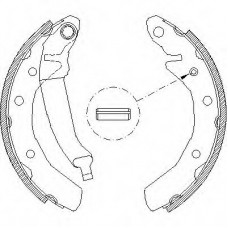 Гальмівні колодки барабанні woking